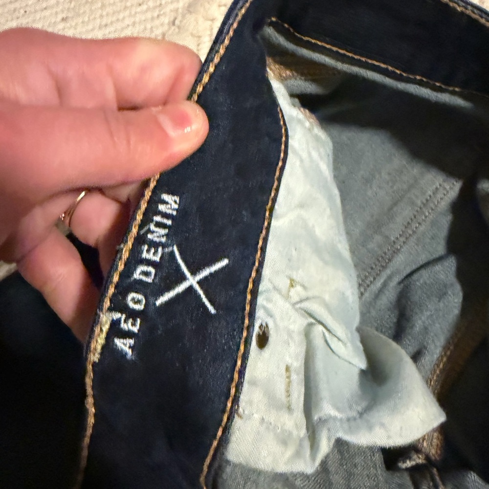 American Eagle Outfitters Dark Blue Skinny Jeans